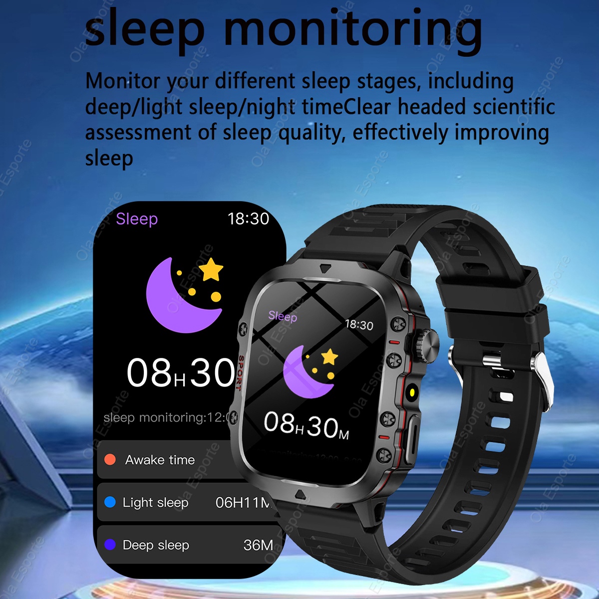New Outdoor Military GPS Smart – обзор и цена Android Smartwatch Accessories
