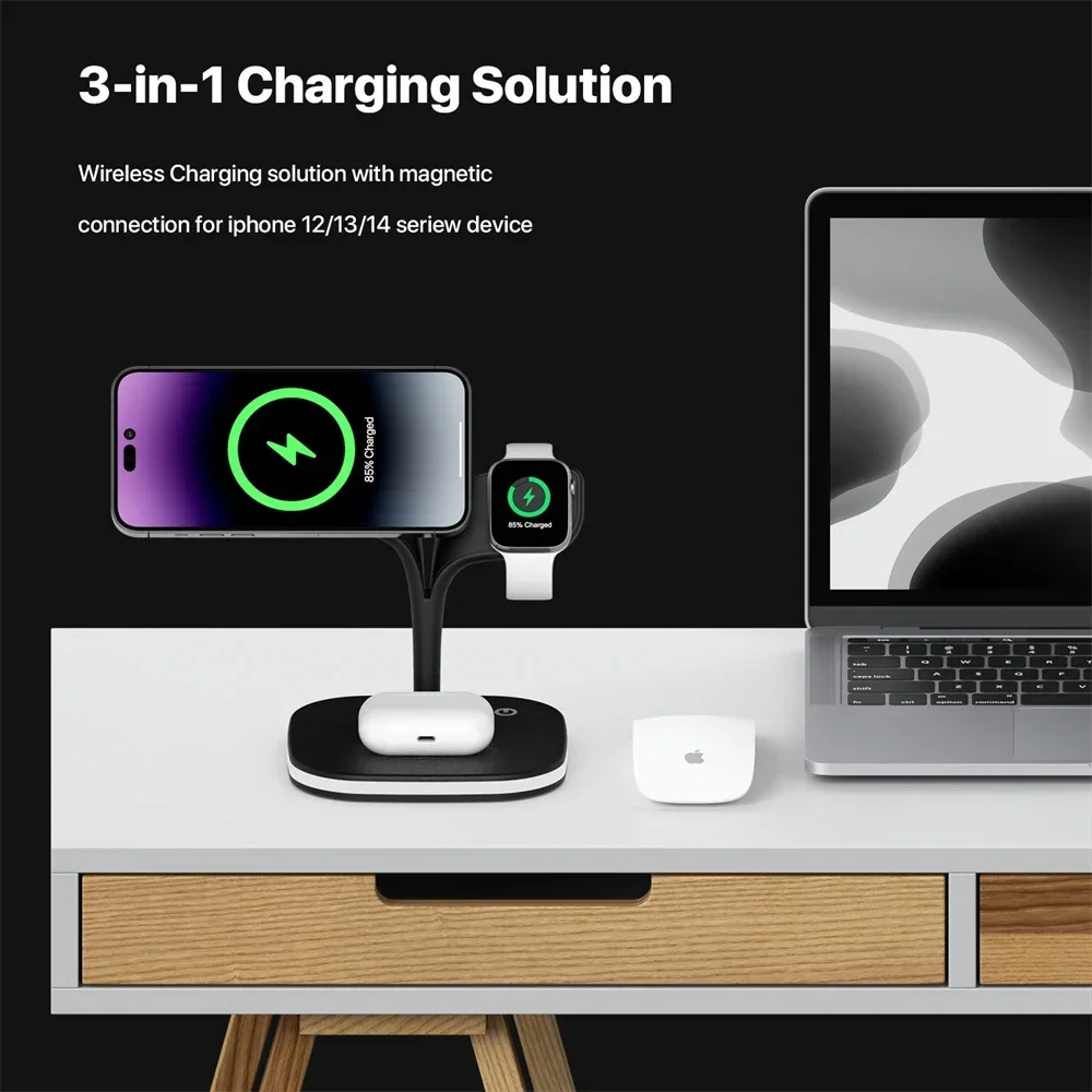 Magnetic 3 in 1 Wireless Charg – обзор и цена Watch Charger Cable