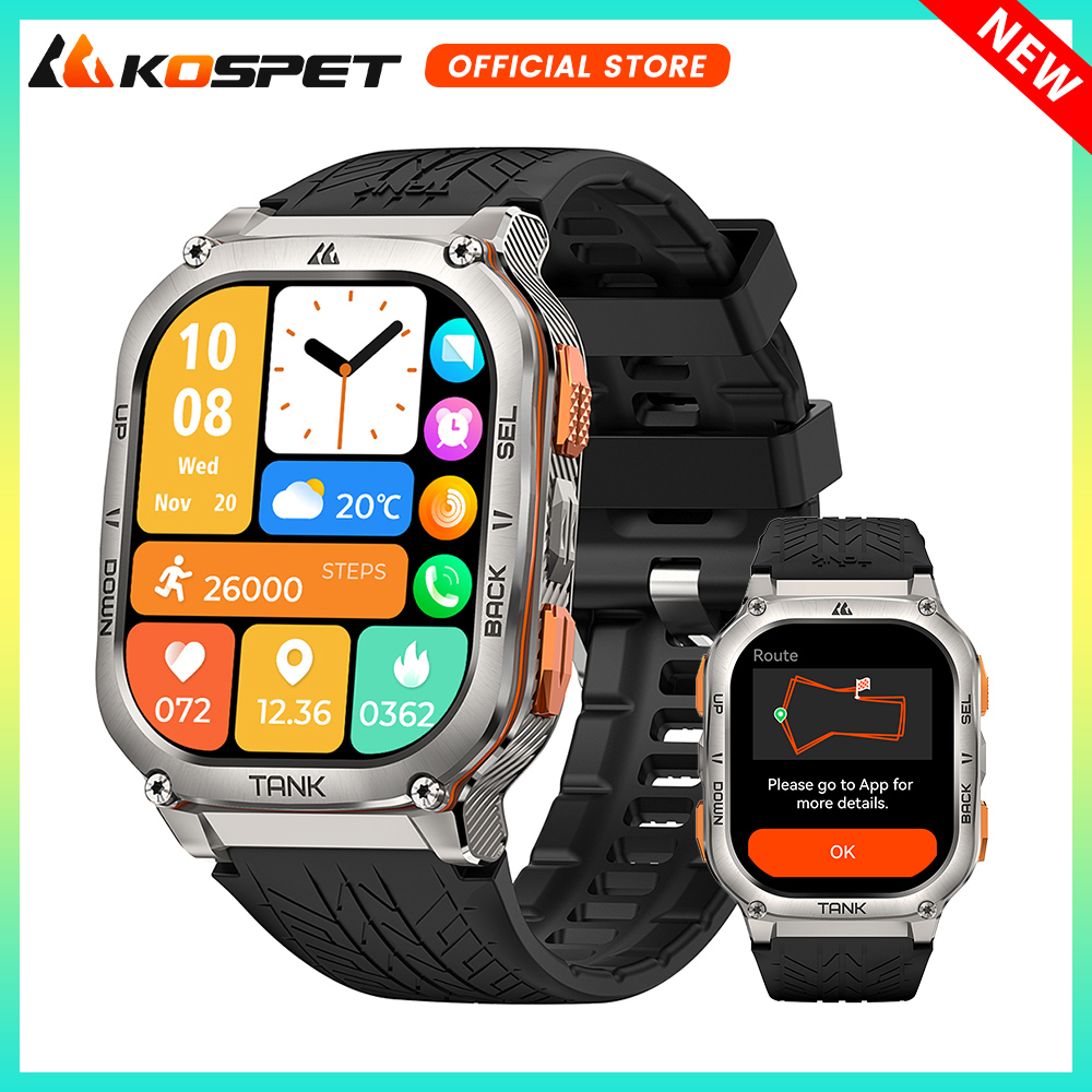 KOSPET TANK M3 Ultra GPS Smart – обзор и цена Smartwatch X2