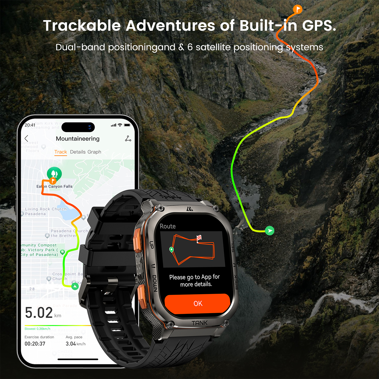 KOSPET TANK M3 Ultra GPS Smart – обзор и цена Smartwatch X2
