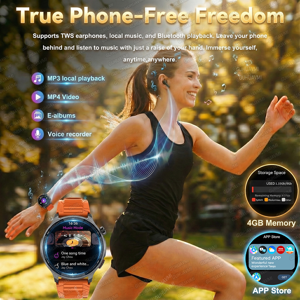 New 4GB Storage Smart Watch GP – обзор и цена Smartwatch Custom